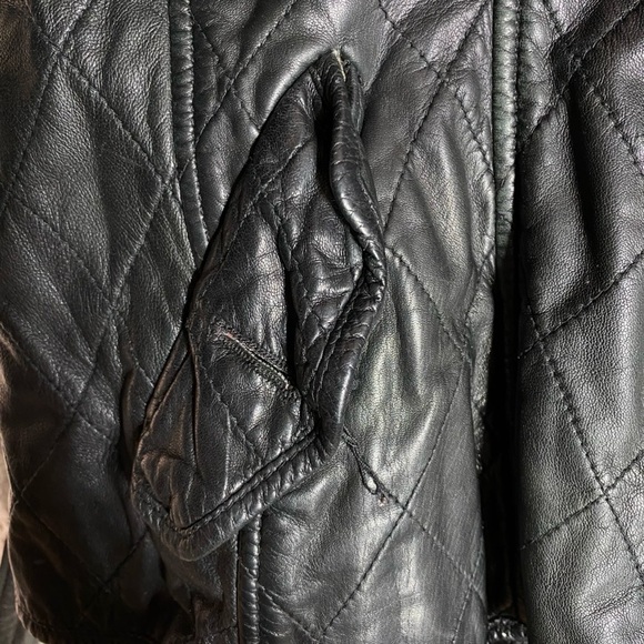 Vintage Burberry Leather Jacket - Picture 8 of 10